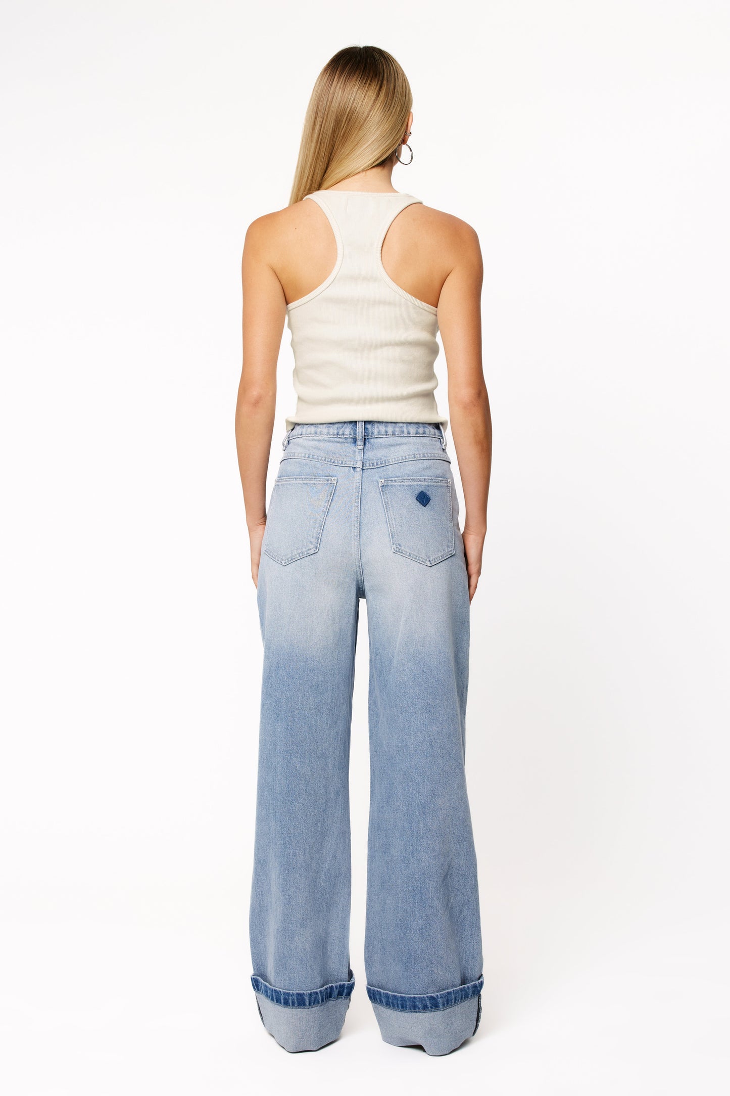 Women's High Waist Wide Leg Jeans