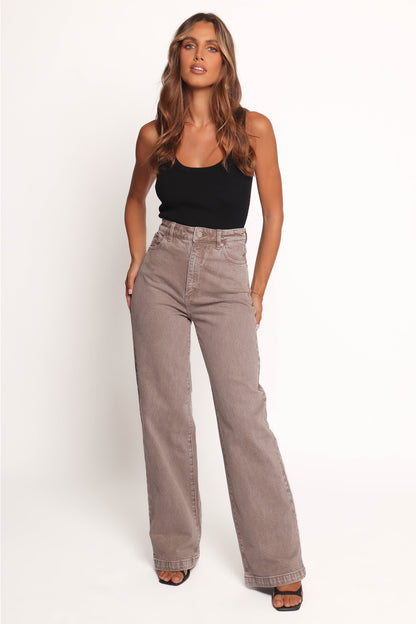 Women's High Waist Vintage Flare Jeans